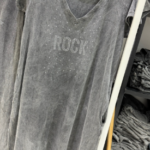 Vestido V rock lluvia